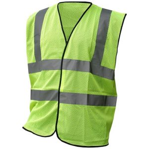 BEESWIFT HVMWSY HI-VIS SATURN YELLOW MESH VEST