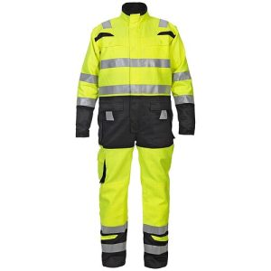 HYDROWEAR HYD048471SYBL HOVE HI-VIS TWO TONE YELLOW/BLACK COVERALL