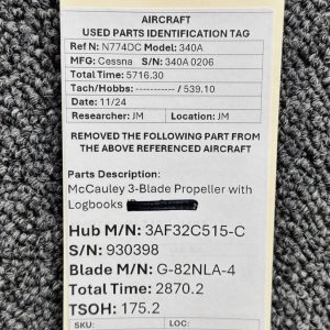 McCauley Constant Speed Propeller