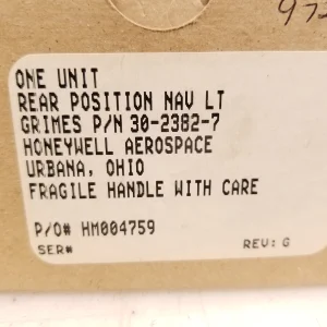 Honeywell Aircraft Light Assembly